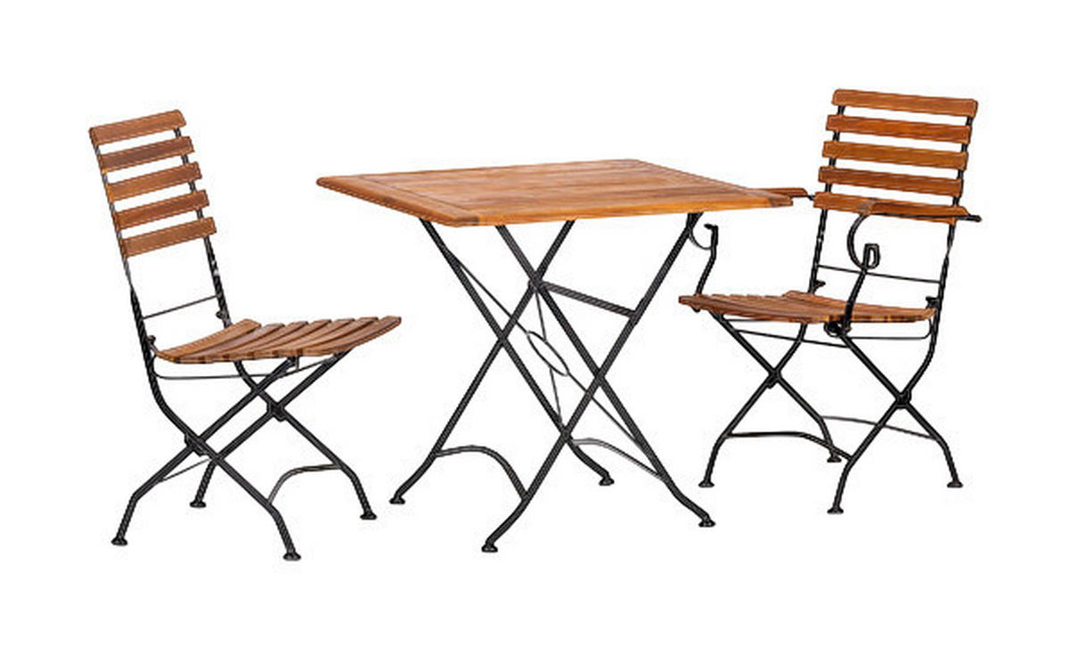 Acamp Gartensitzgruppe Lindau natur Holz B/H/L: ca. 56x89x59 cm Lindau - natur (59,00/56,00/89,00cm) - Acamp