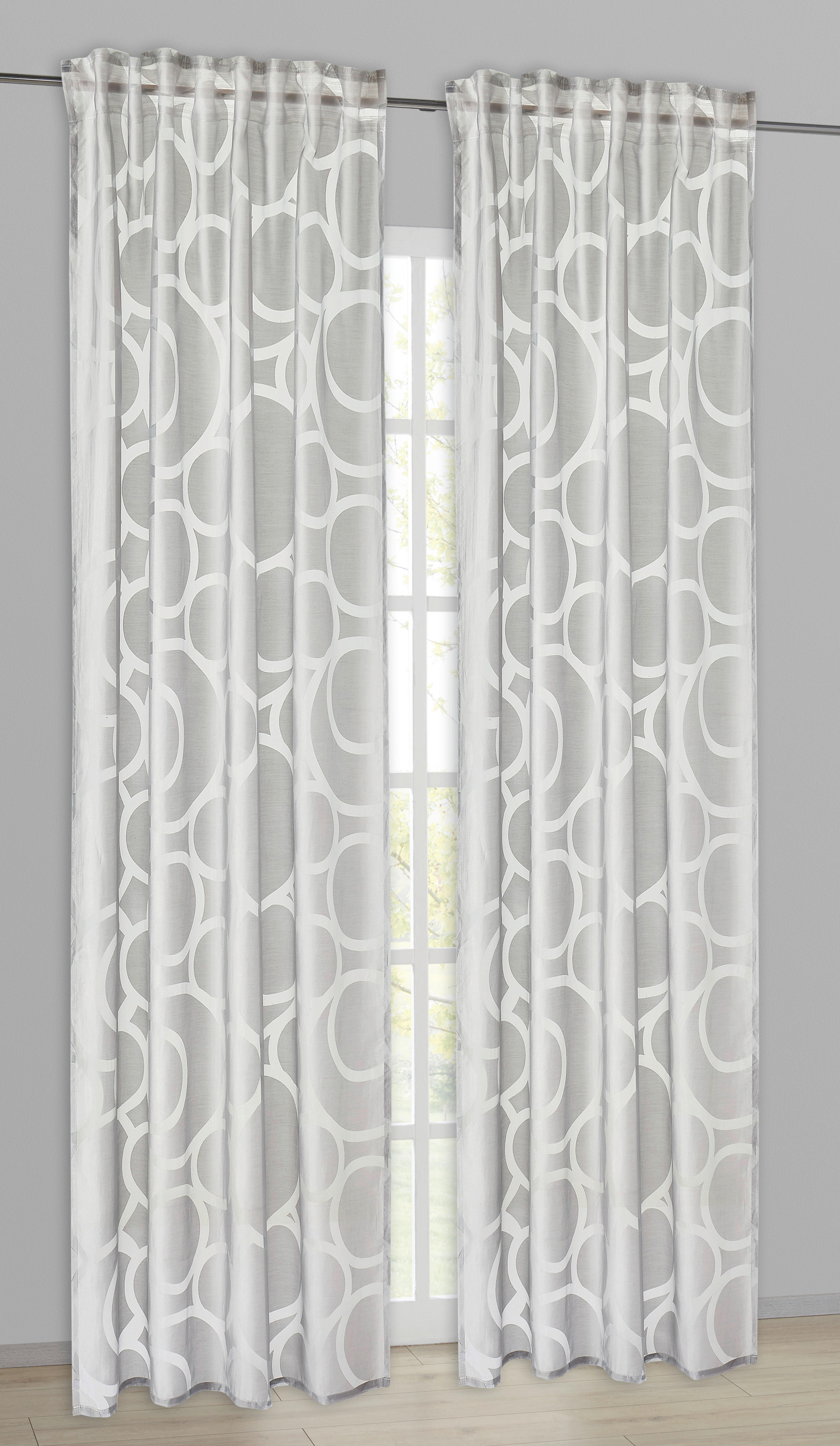 Esprit Kombivorhang E-Lotti grau B/L: ca. 130x250 cm E-Lotti - grau (130,00/250,00cm) - Esprit