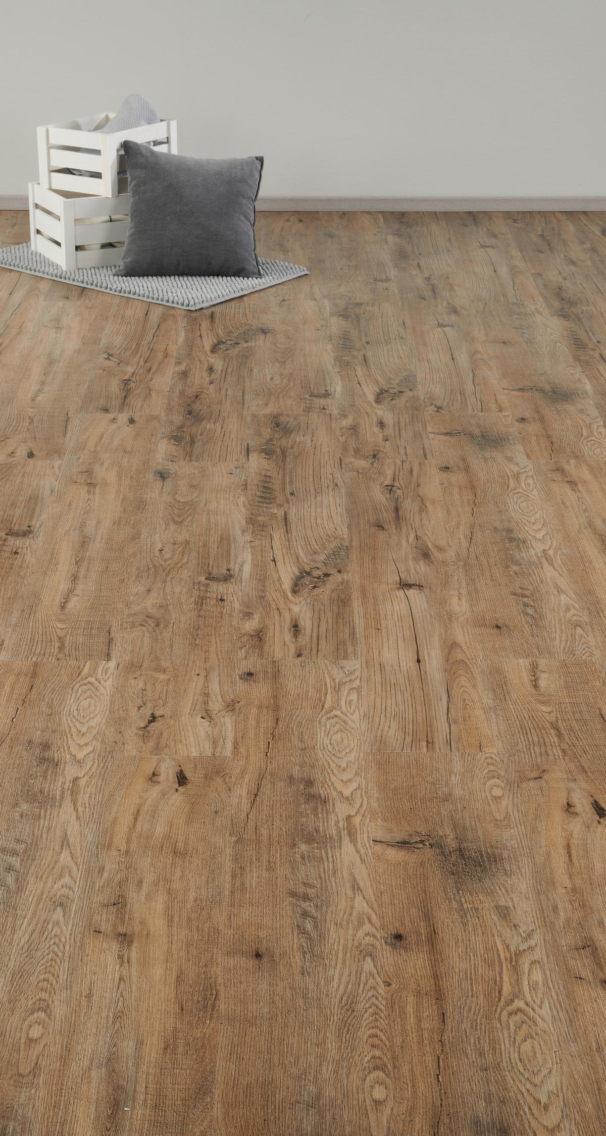 Check One Click-Vinylboden Achenbach ca. 2,196 m² im Paket  B/L: ca. 18x122 cm pro Paket Achenbach ca. 2,196 m² im Paket - Kastanie (18,00/122,00cm) - Check One