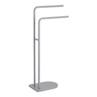 Zeller Handtuchhalter grau Metall B/H/L: ca. 20,5x86x41 cm Handtuchhalter - grau (41,00/20,50/86,00cm) - Zeller