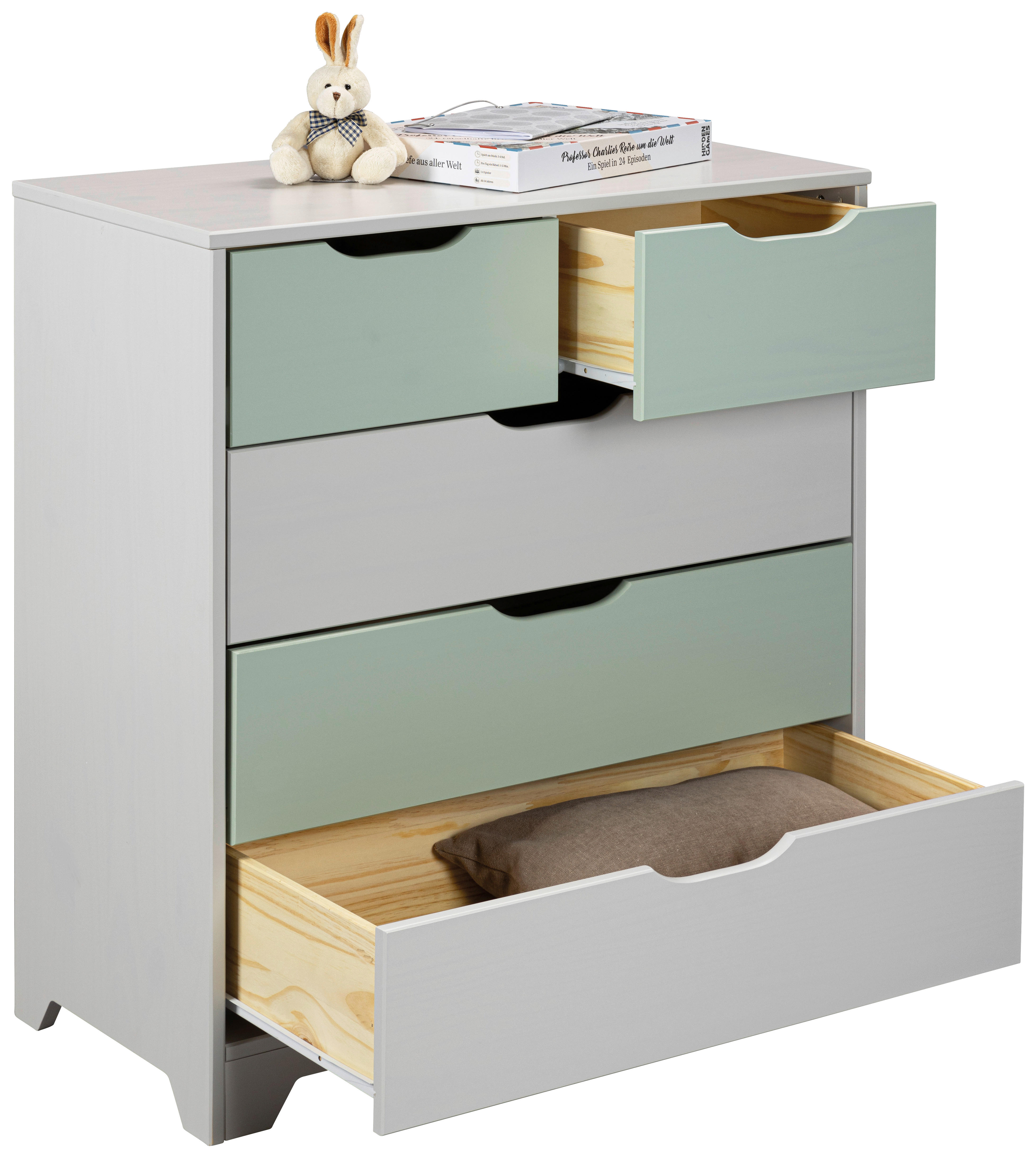 Kommode Prati Kommode salbei lackiert B/H/L: ca. 40,3x92x82 cm Prati Kommode - salbei (82,00/40,30/92,00cm) - Inter Link