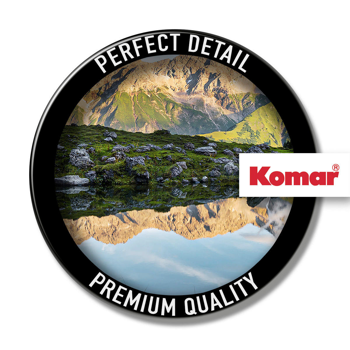Komar Fototapete Allgäu Spiegel B/L: ca. 450x280 cm Allgäu Spiegel - (450,00/280,00cm) - Komar