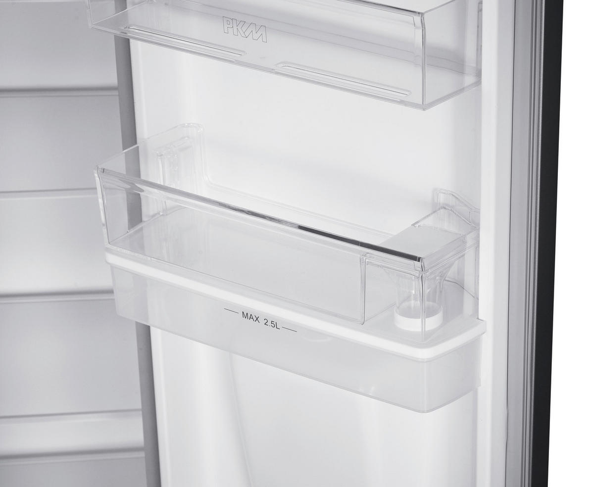 PKM Side-by-Side SBS505DNFWDDIX silber B/H/T: ca. 90x177x66 cm Side-by-Side SBS505DNFWDDIX - silber (90,00/177,00/66,00cm) - PKM