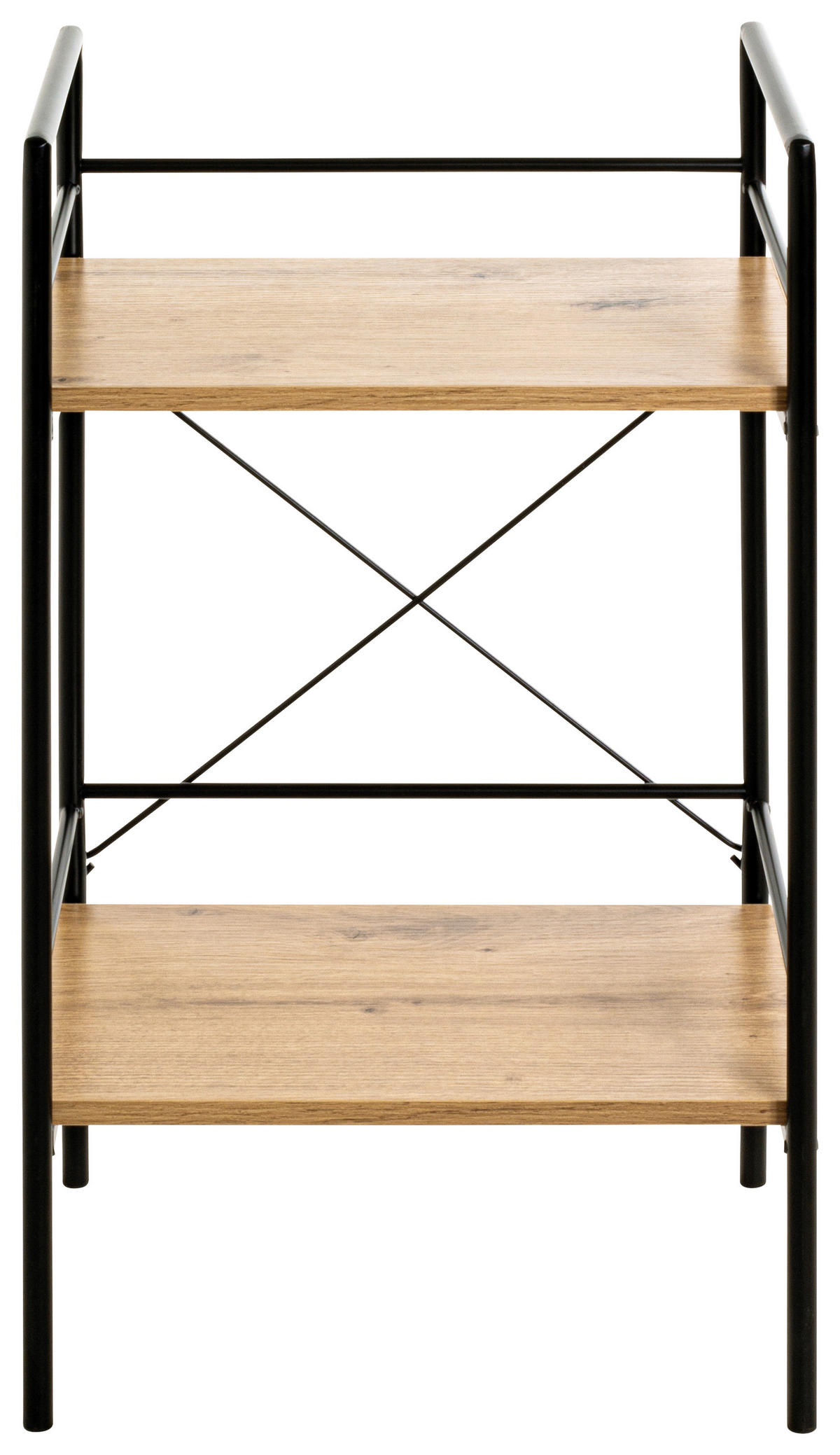 Regal  Eiche Nachbildung schwarz B/H/T: ca. 34x62x27 cm Mosel_1_Regal 21957 - Eiche/schwarz (34,00/62,00/27,00cm)