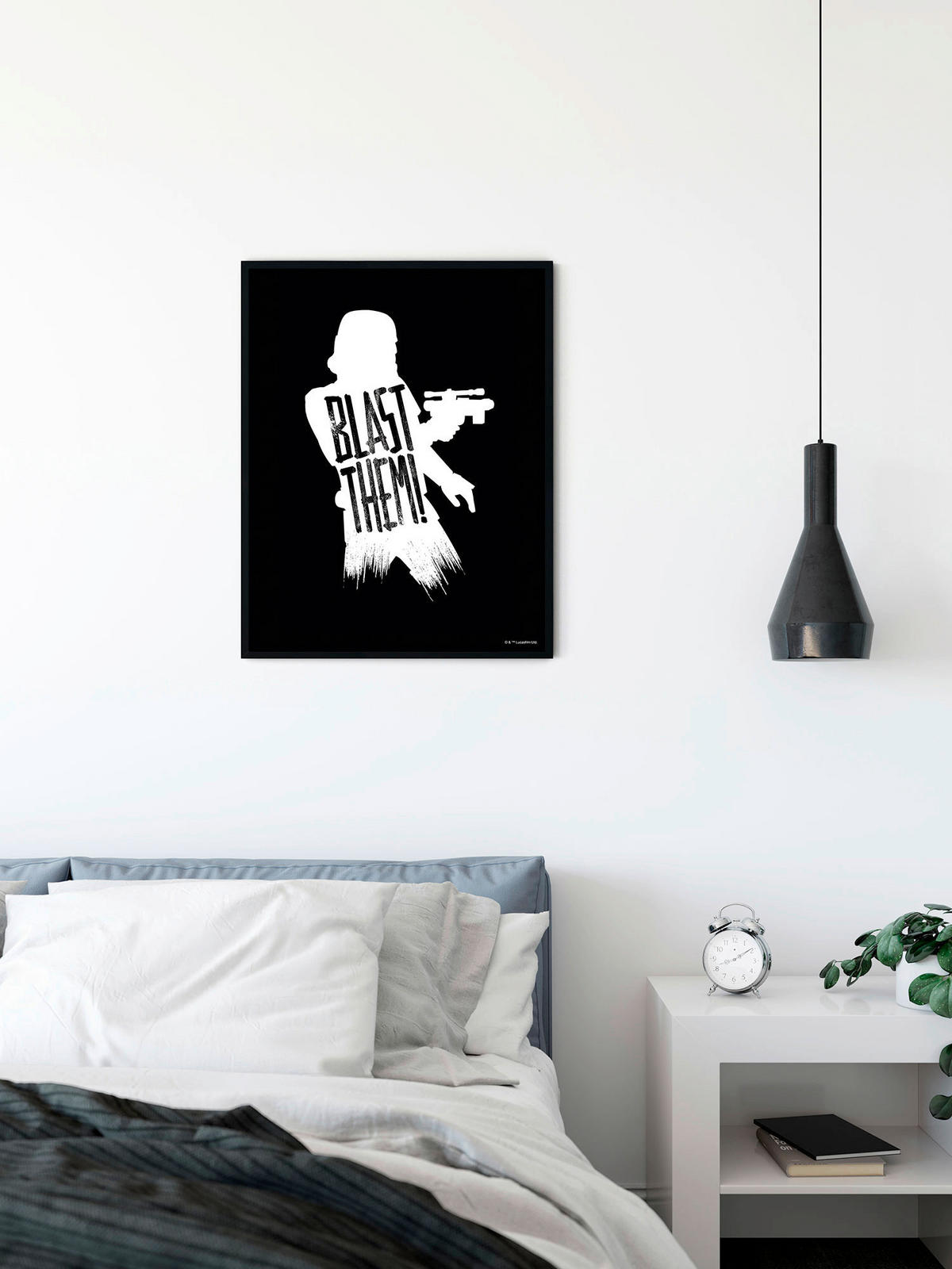 Komar Poster Star Wars Silhouette Quotes Stormtr Star Wars B/L: ca. 50x70 cm Star Wars Silhouette Quotes Stormtr - (50,00/70,00cm) - Komar