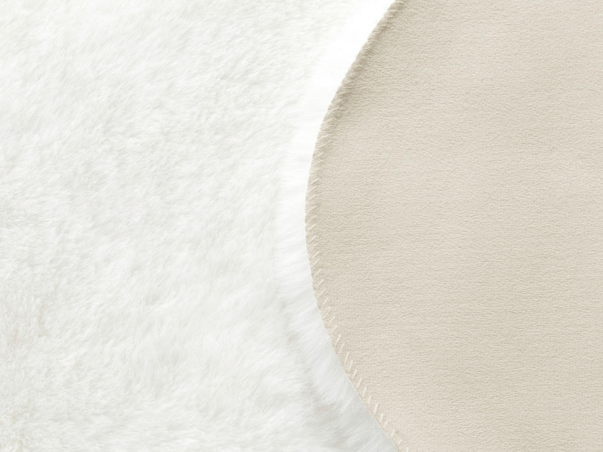 Fellimitat Moya weiß B/L: ca. 40x57 cm Moya - weiß (40,00/57,00cm)