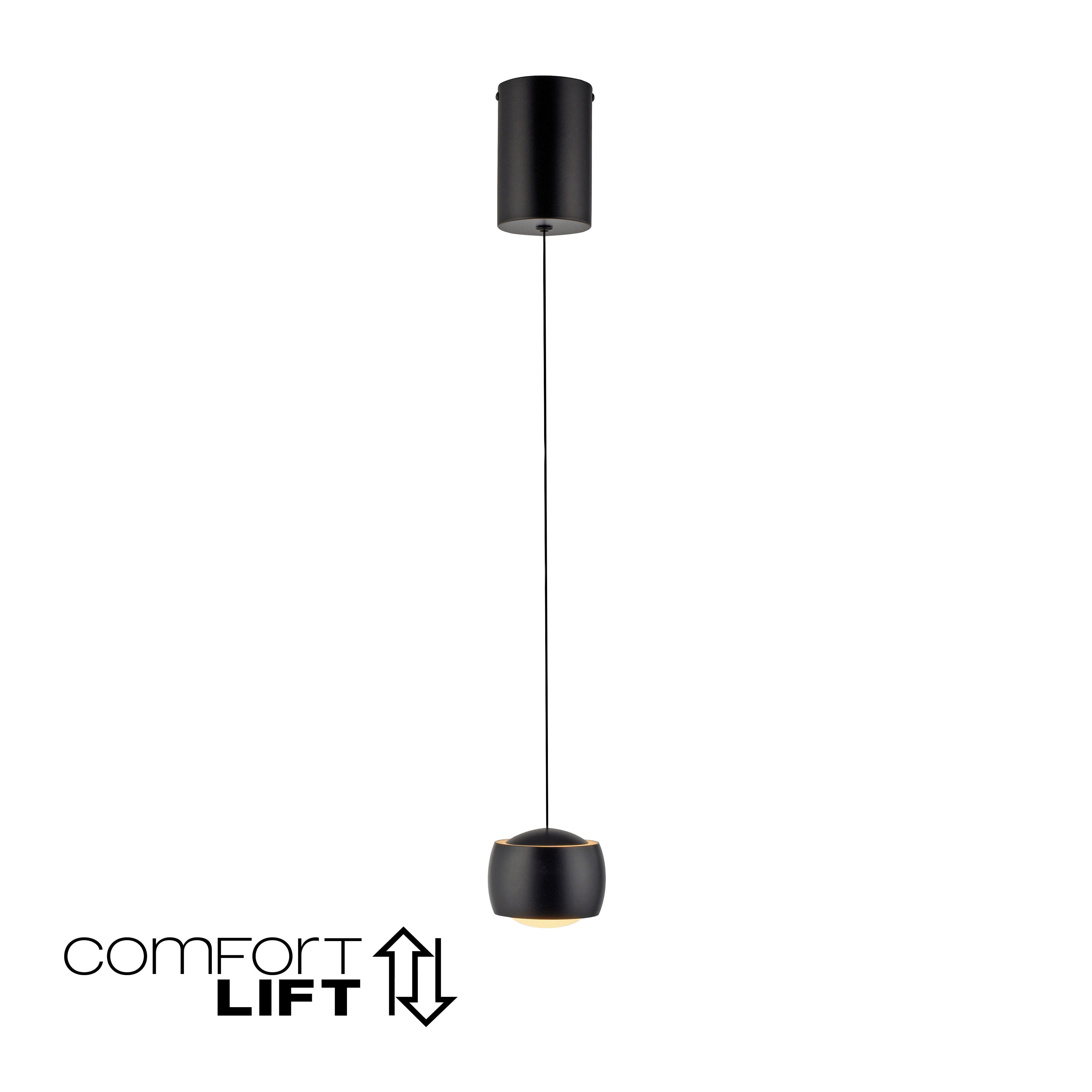 Just Light Pendelleuchte schwarz Pendelleuchte_Ballini schwarz - schwarz - Just Light