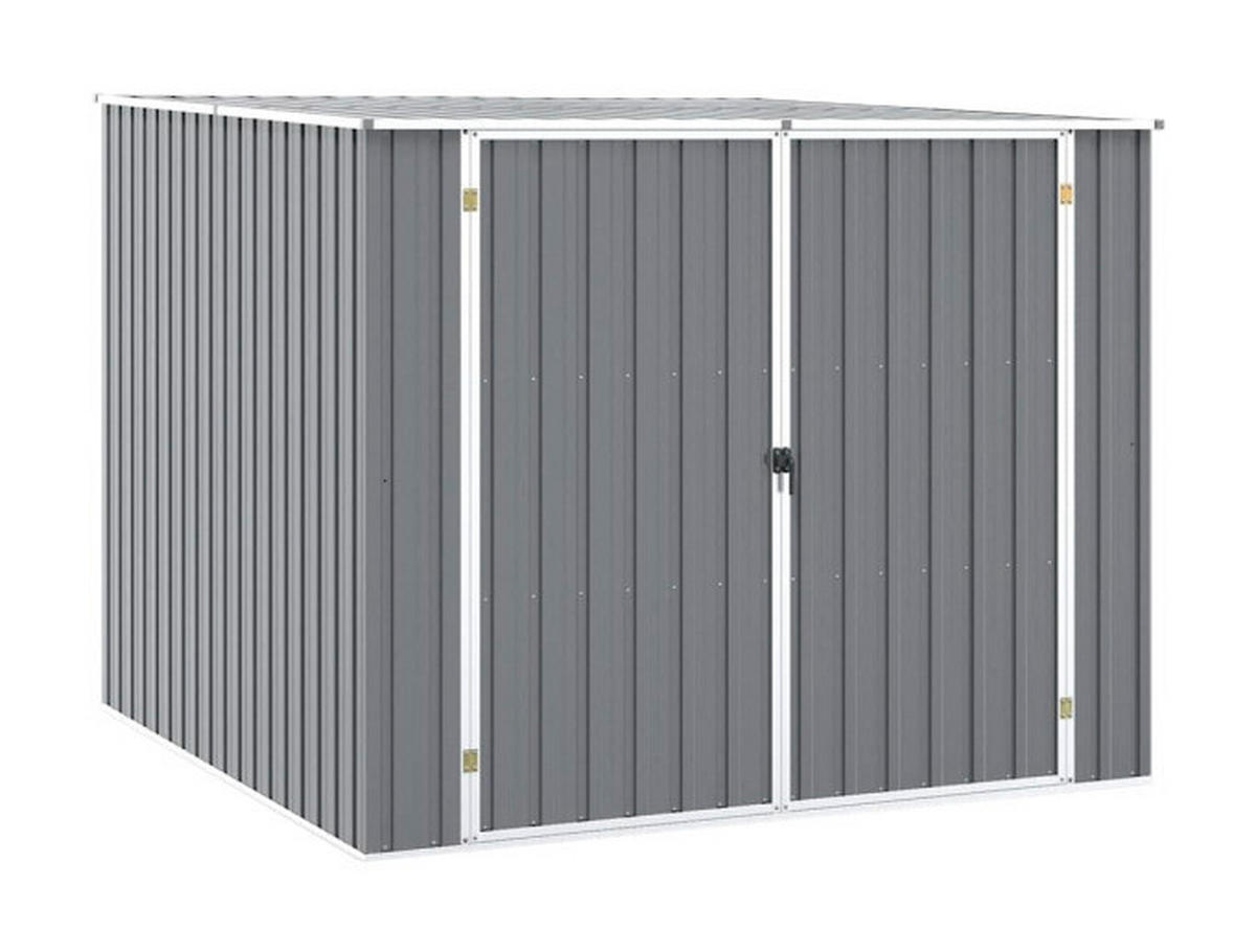 VidaXL Gerätehaus grau B/H: ca. 196x160 cm Gerätehaus - grau (196,00/160,00cm) - VidaXL