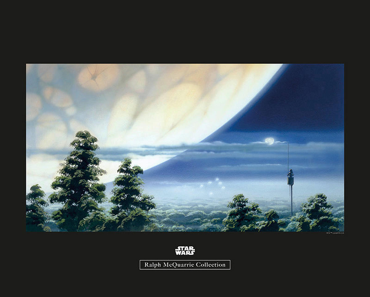 Komar Poster Star Wars Classic RMQ Yavin Lookout Star Wars B/L: ca. 50x40 cm Star Wars Classic RMQ Yavin Lookout - (50,00/40,00cm) - Komar