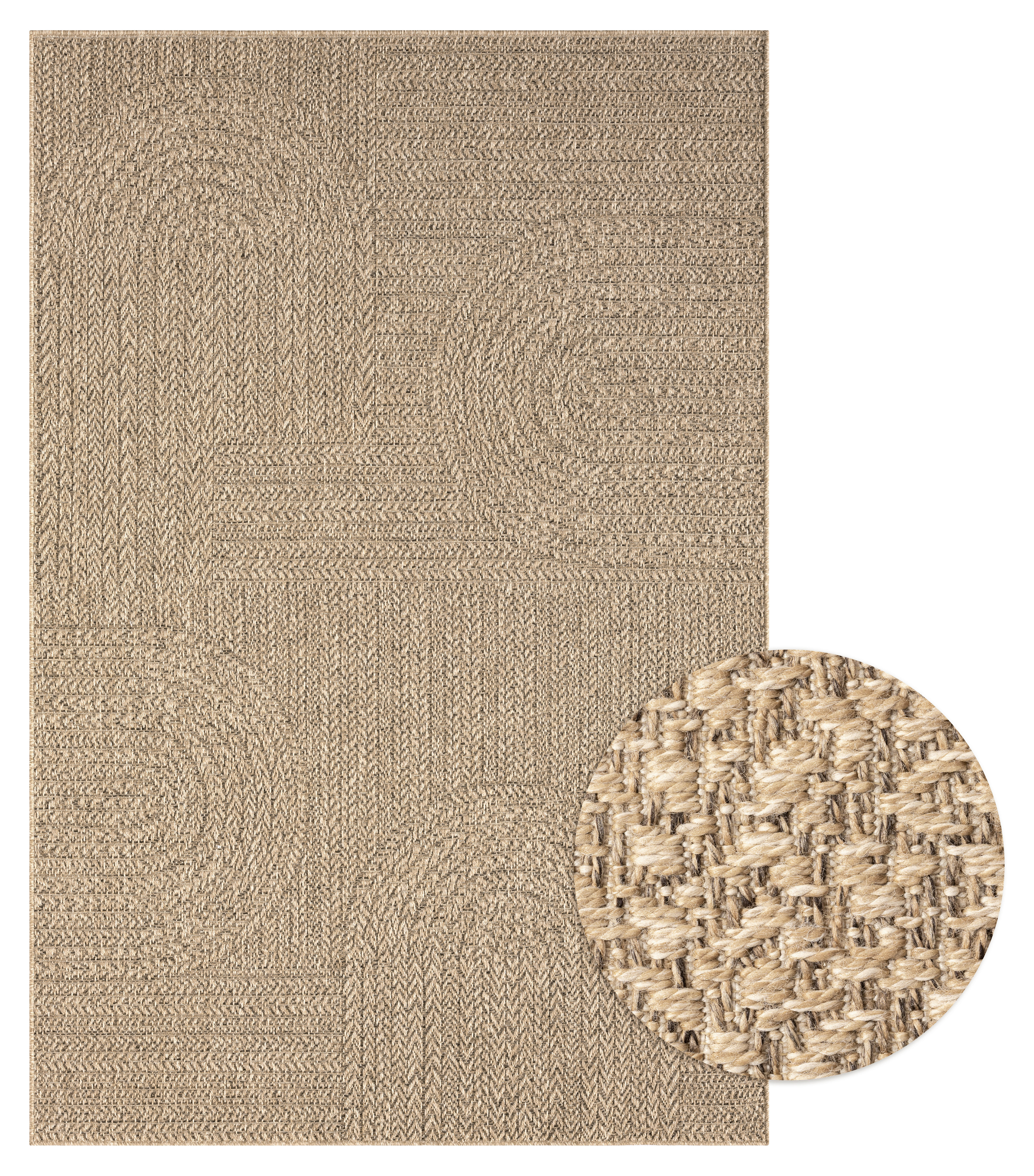 Merinos In-/Outdoor-Teppich Kenzy natur B/L: ca. 240x340 cm Kenzy - natur (240,00/340,00cm) - Merinos