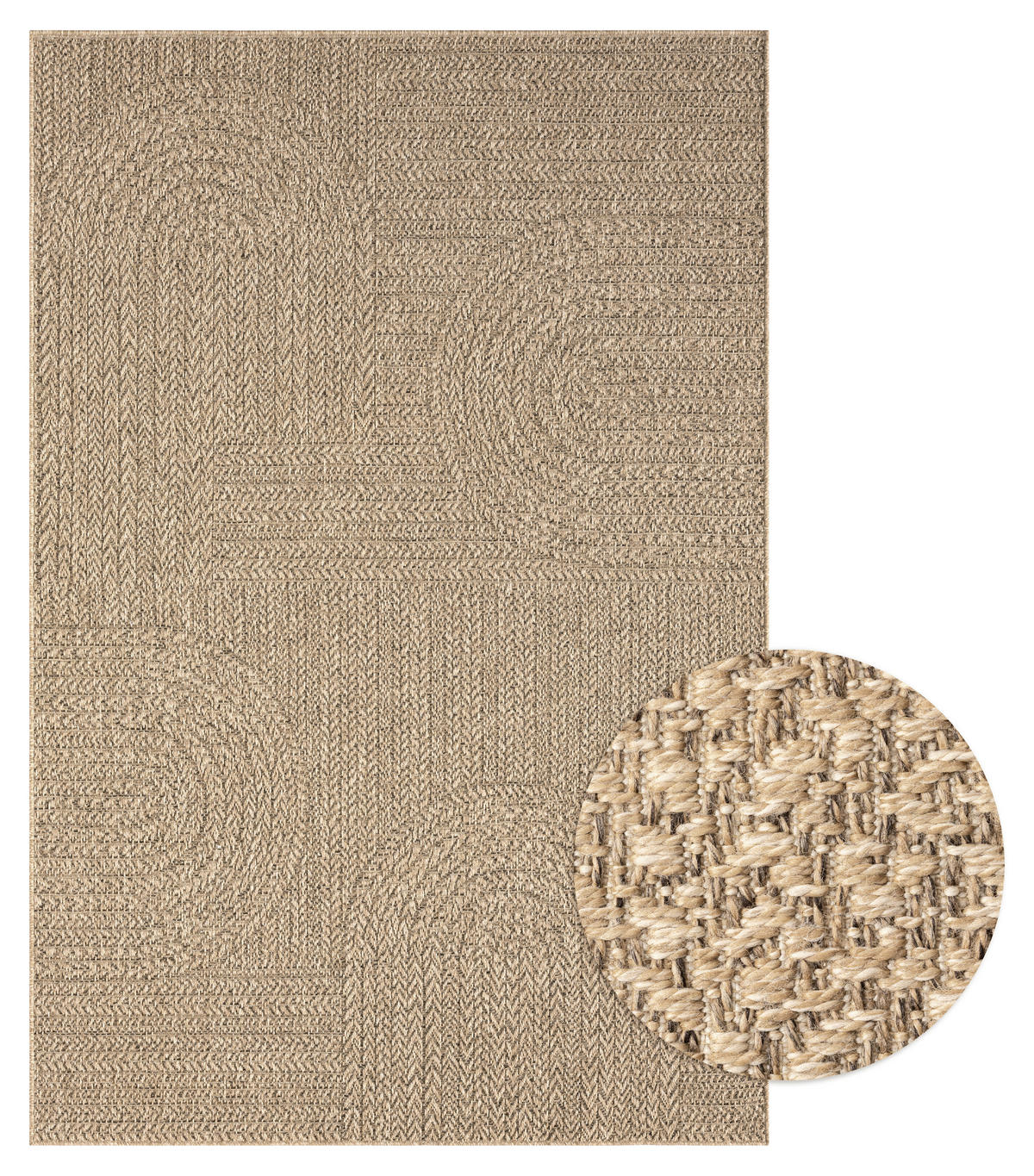 Merinos Teppich Kenzy natur B/L: ca. 160x230 cm Kenzy - natur (160,00/230,00cm) - Merinos
