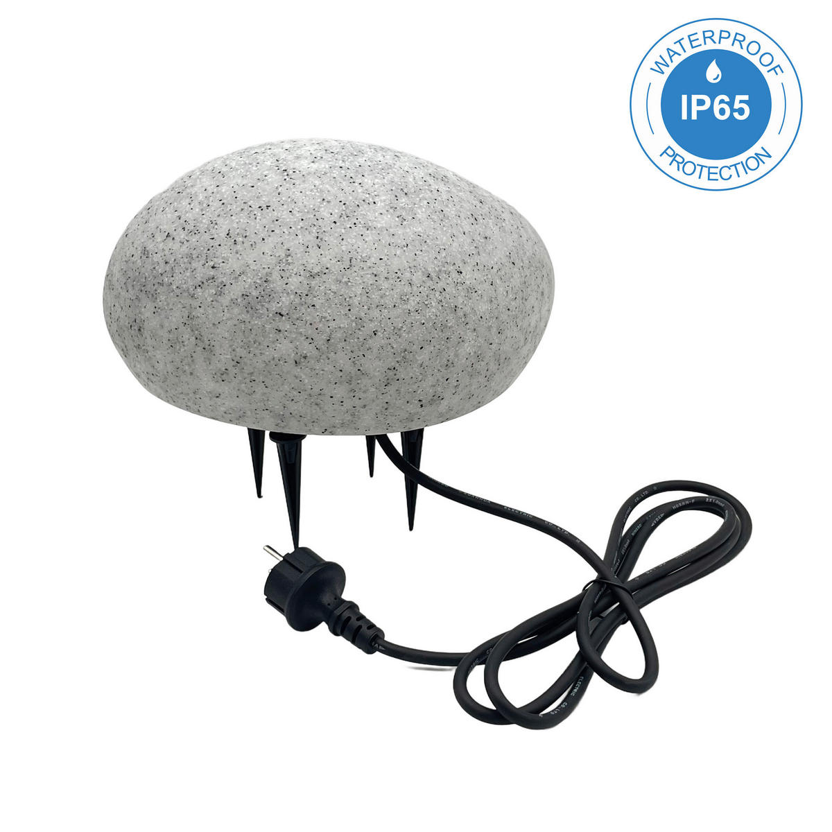 Außenleuchte stein B/H/L: ca. 16x26,5x16 cm GARDEN - stein (16,00/16,00/26,50cm) - Lamkur