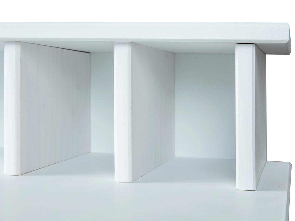 Schreibtisch Hilda weiß B/H/T: ca. 110x76x69 cm Hilda - weiß (110,00/76,00/69,00cm) - Inter Link