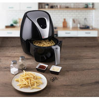 Alpina Heißluftfritteuse 871125218568 schwarz Kunststoff ca. 2,4 l Heißluftfritteuse_Digital - schwarz (2,40l) - Alpina