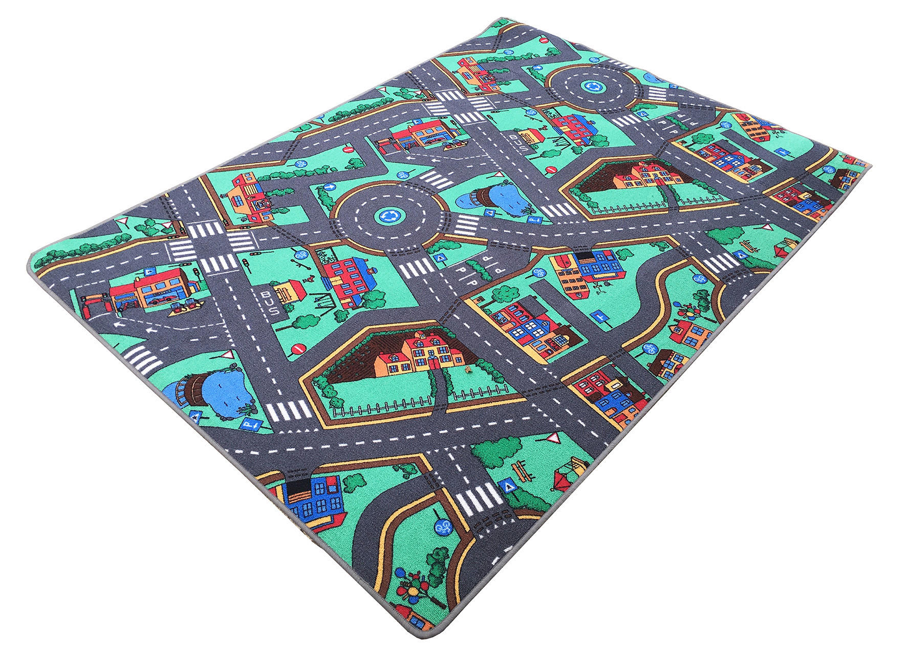 Straßenspielteppich bunt B/L: ca. 200x300 cm Straßenspielteppich 200x300cm - bunt (200,00/300,00cm)