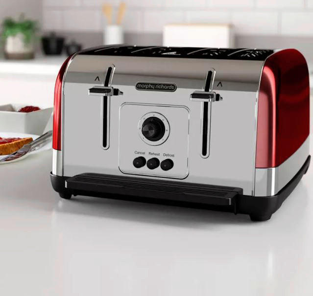 Morphy Richards Toastautomat 240133 rot