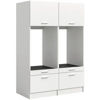 Waschmaschinenumbauschrank Free weiß B/H/T: ca. 133x195x68 cm Free - weiß (133,00/195,00/68,00cm) - xonox.home