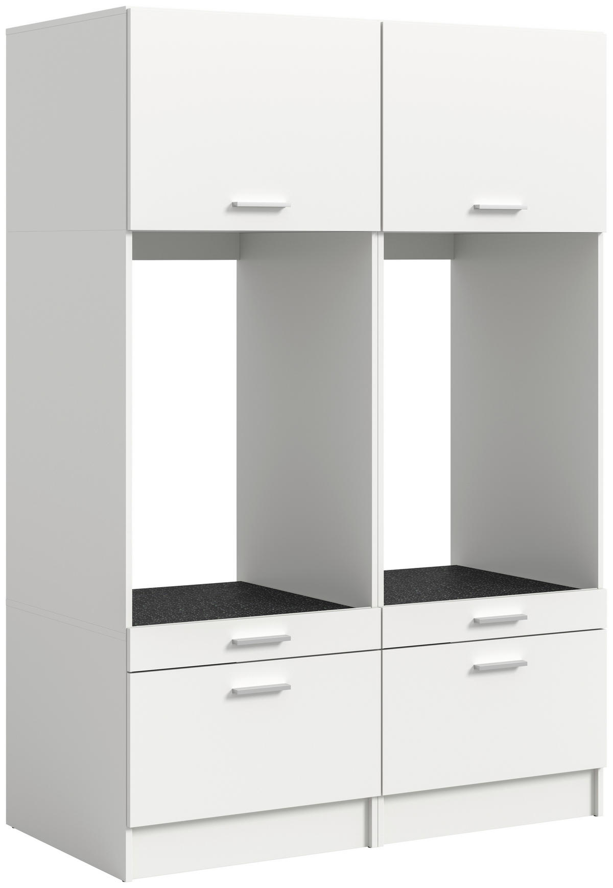 Waschmaschinenumbauschrank Free weiß B/H/T: ca. 133x195x68 cm Free - weiß (133,00/195,00/68,00cm) - xonox.home