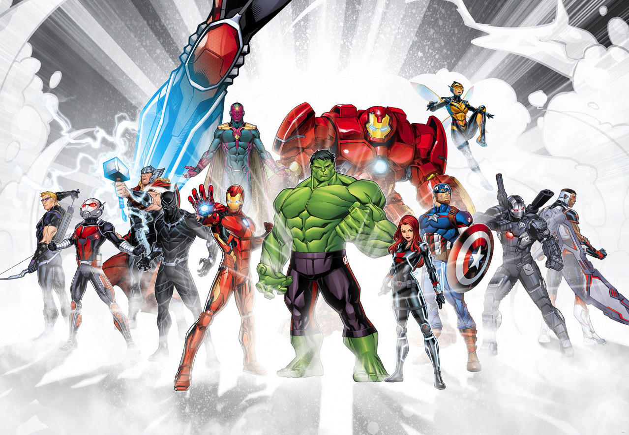 Fototapete Avengers Unite 8-4032 bunt B/H: ca. 368x254 cm Avengers Unite 8-4032 - bunt (368,00/254,00cm)