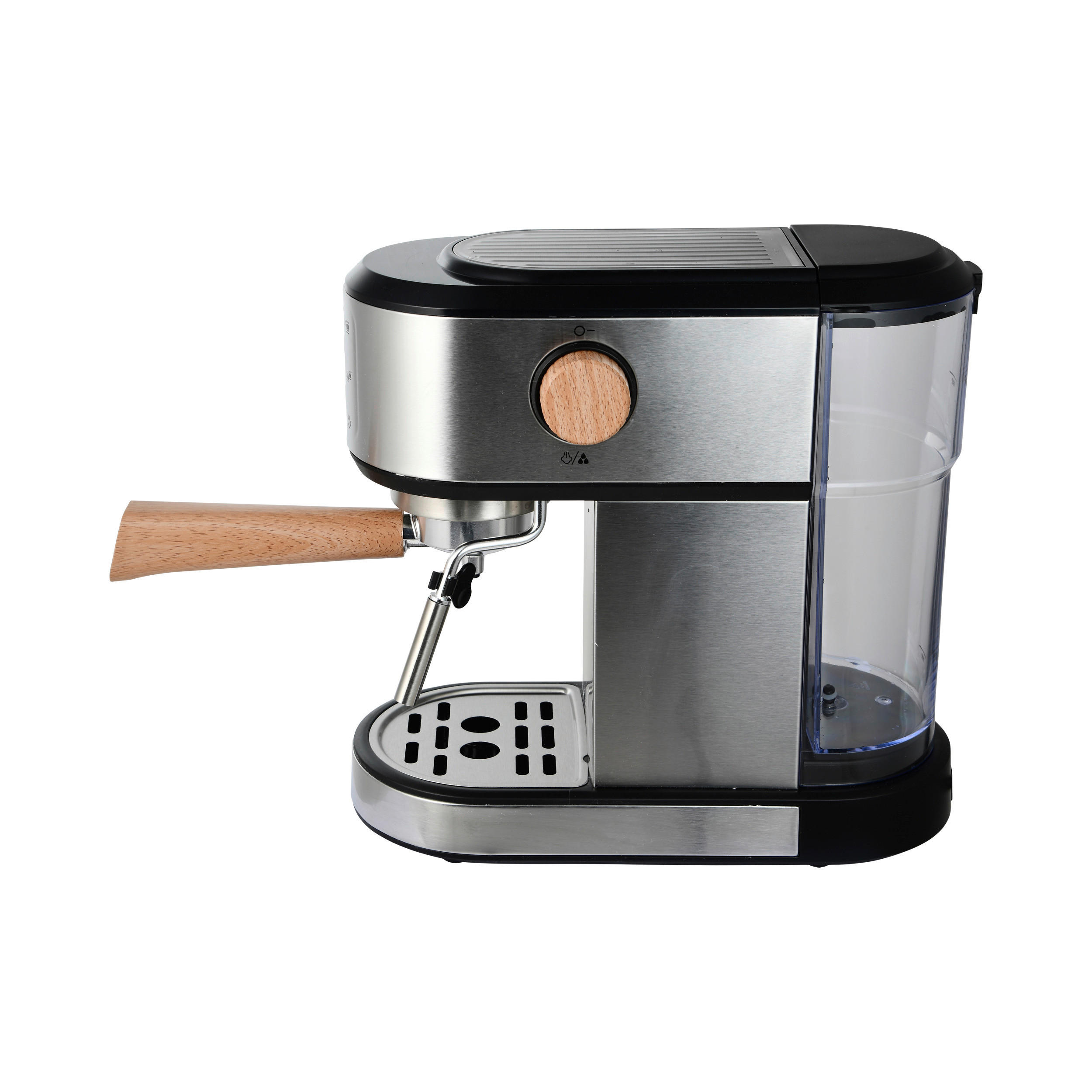 BERGNER Espresso Kaffeemaschine silber COFFEE & TEA LOVERS - silber - BERGNER