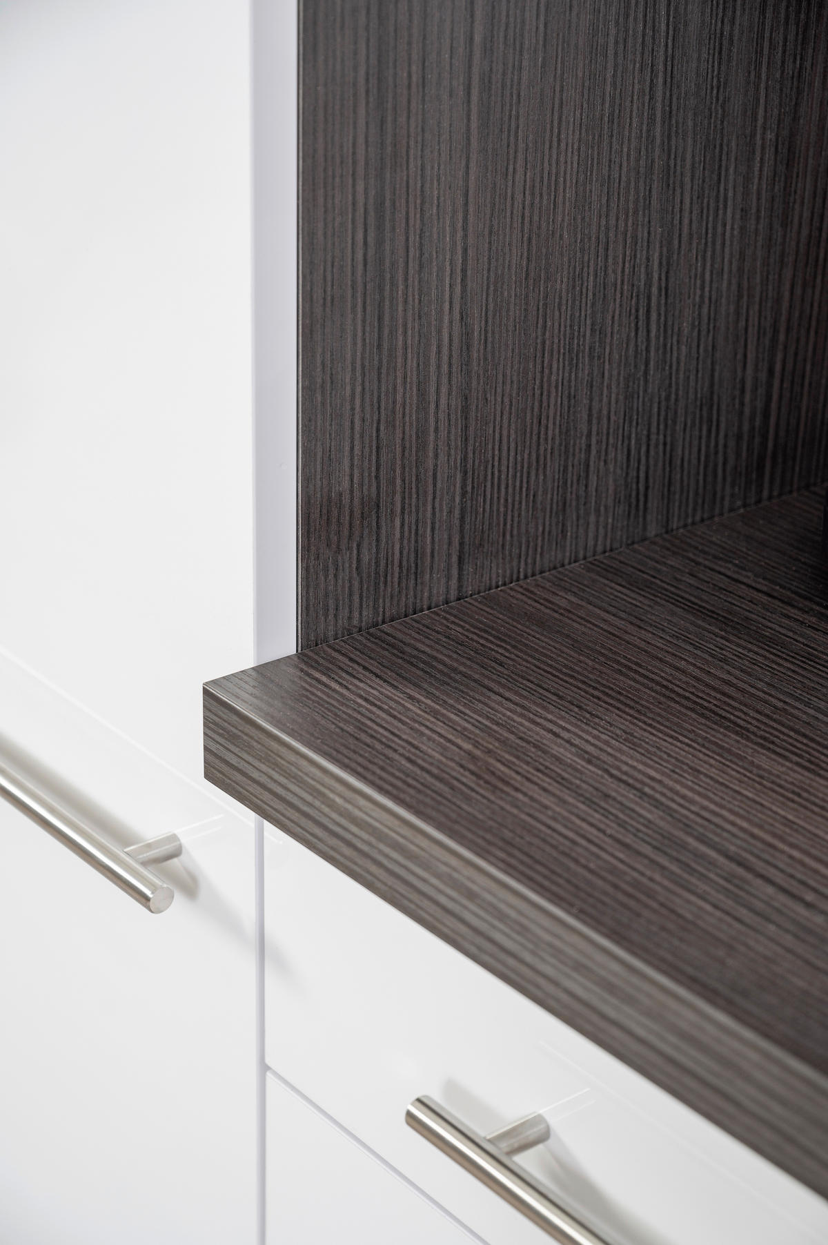 Respekta Küchenblock Amanda weiß Hochglanz B/H/T: ca. 300x200x60 cm Amanda - weiß/Edelstahloptik (300,00/200,00/60,00cm) - Respekta