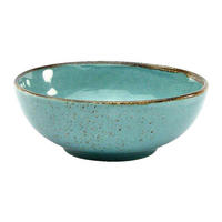 CreaTable Schalen-Set NATURE COLLECTION türkis Steinzeug D: ca. 16,5 cm NATURE COLLECTION - türkis (16,50cm) - CreaTable