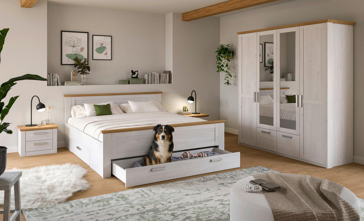 Bettanlage VERONA Sibiu Lärche Nachbildung Eiche Artisan Nachbildung VERONA - Eiche - xonox.home