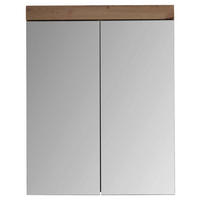 Spiegelschrank Amanda Asteiche Nachbildung B/H/T: ca. 60x77x17 cm Amanda - (60,00/77,00/17,00cm) - Trendteam