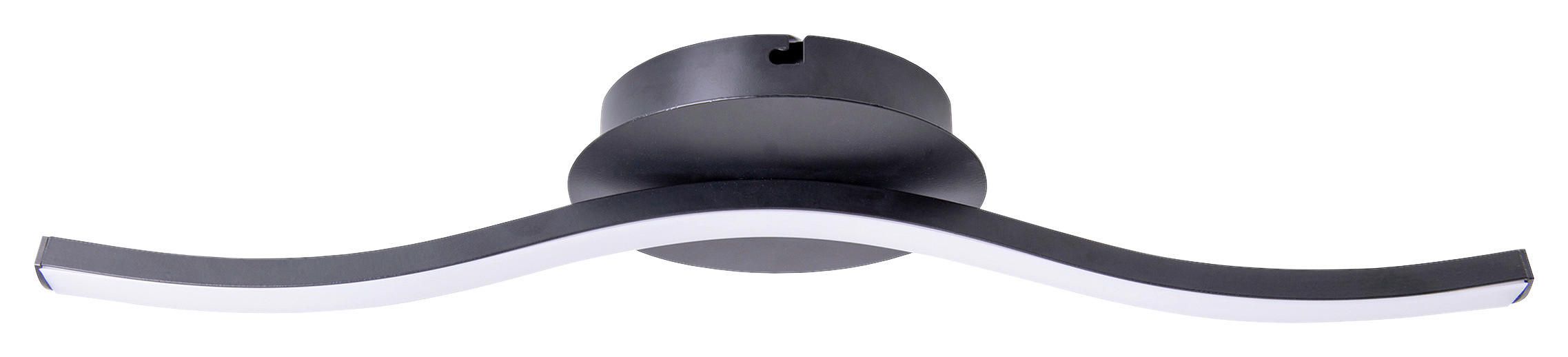 Näve Leuchten Deckenleuchte 1383422 schwarz Kunststoff Metall B/H/T: ca. 13x6,5x45 cm null 1 Brennstellen Onda - schwarz (13,00/6,50/45,00cm) - Näve Leuchten