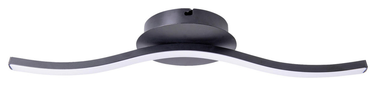 Näve Leuchten Deckenleuchte 1383422 schwarz Kunststoff Metall B/H/T: ca. 13x6,5x45 cm null 1 Brennstellen Onda - schwarz (13,00/6,50/45,00cm) - Näve Leuchten