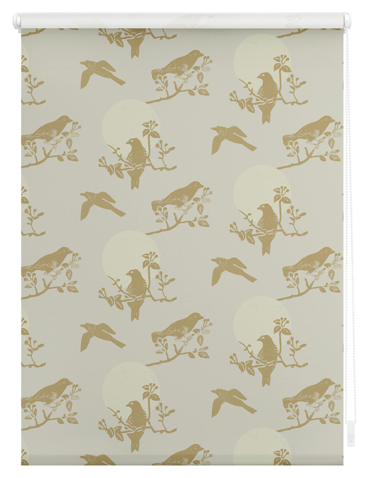 Verdunkelungsrollo Moon Birds beige B/L: ca. 60x150 cm Moon Birds - beige (60,00/150,00cm) - LICHTBLICK