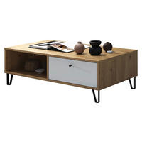 TV-Lowboard Touch Eiche Artisan Nachbildung weiß matt B/H/T: ca. 110x37x60 cm Touch - Eiche/weiß (110,00/37,00/60,00cm) - Trendteam