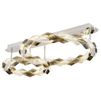 GLOBO LED-Deckenleuchte klar Chrom Metall B/H/T: ca. 55x24x80 cm KARILION - klar/Chrom (55,00/24,00/80,00cm) - GLOBO