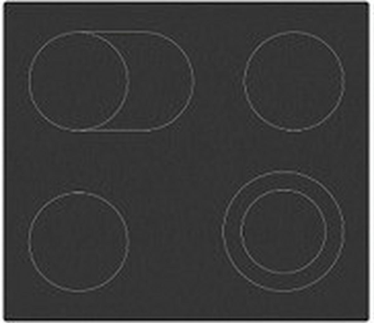 Respekta Einbauherdset HS2200-33 Edelstahloptik HS2200-33 - schwarz/Edelstahloptik - Respekta
