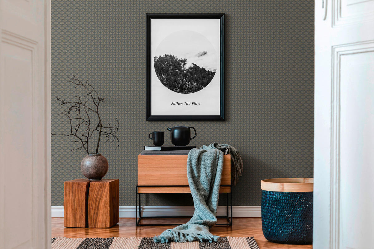 A.S.Creation Vliestapete Trendwall 2 Abstrakt grau B/L: ca. 53x1005 cm Trendwall 2 - grau (53,00/1005,00cm) - A.S.Creation