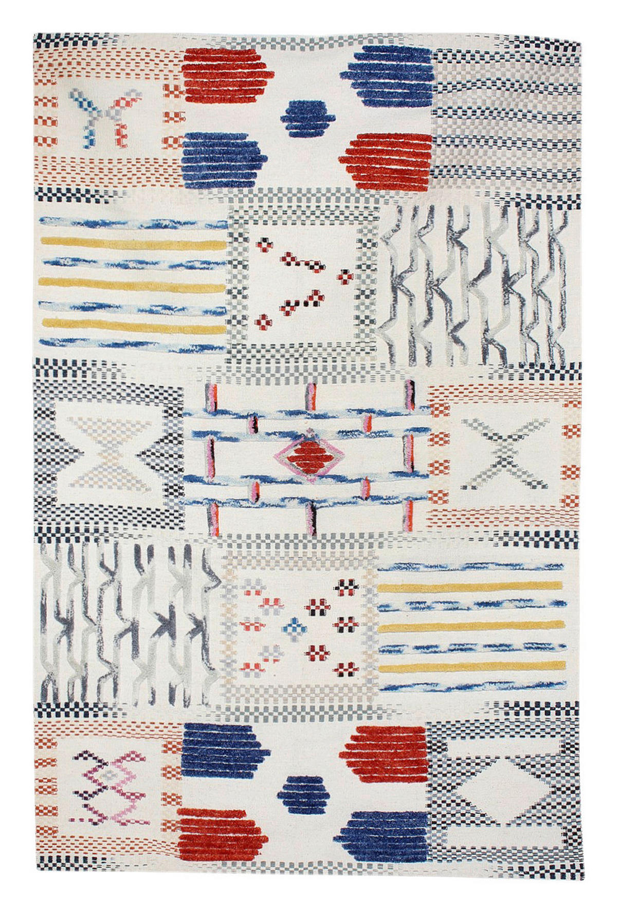 Kayoom Kurzflorteppich Empire 110 mehrfarbig B/L: ca. 80x150 cm Empire 110 - mehrfarbig/elfenbein (80,00/150,00cm) - Kayoom