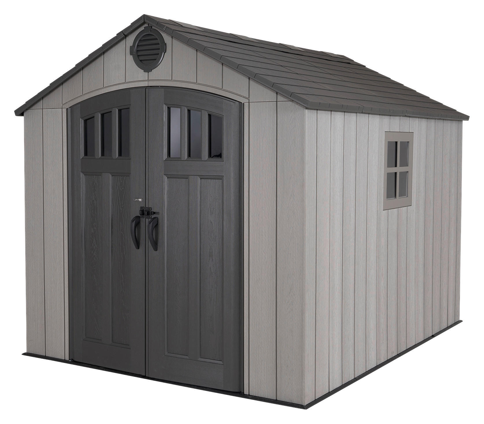 Lifetime Gartenhaus Jupiter grau B/H/L: ca. 244x244x305 cm Jupiter - grau (305,00/244,00/244,00cm) - Lifetime
