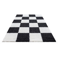 Sanat Hochflorteppich MILANO schwarz B/L: ca. 60x110 cm MILANO - schwarz (60,00/110,00cm) - Sanat