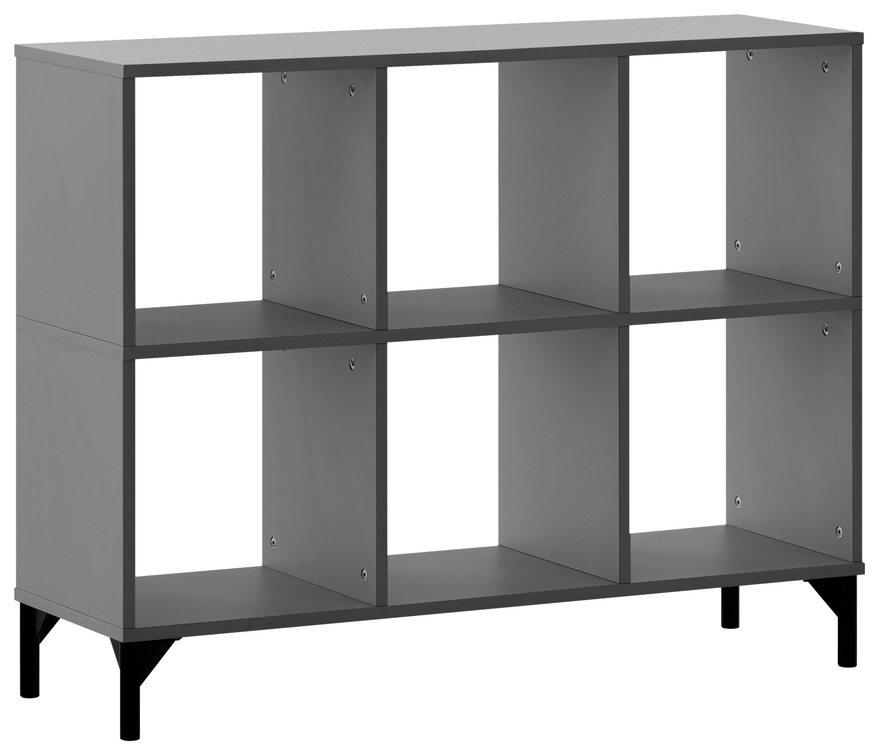 Regal Smash anthrazit B/H/T: ca. 104,3x82x33 cm Smash - anthrazit (104,30/82,00/33,00cm) - Möbelpartner
