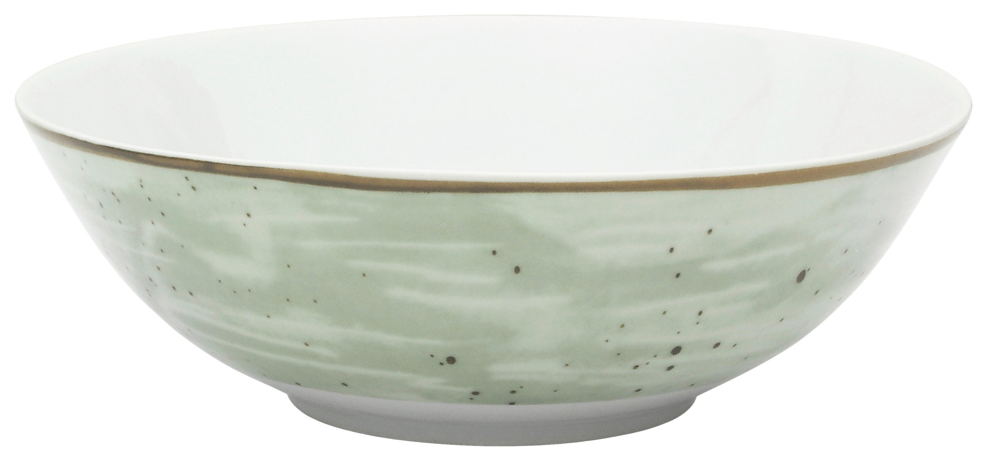 Müslischale grün Porzellan D: ca. 18,5 cm Müslischale_Pur - grün (18,50cm)