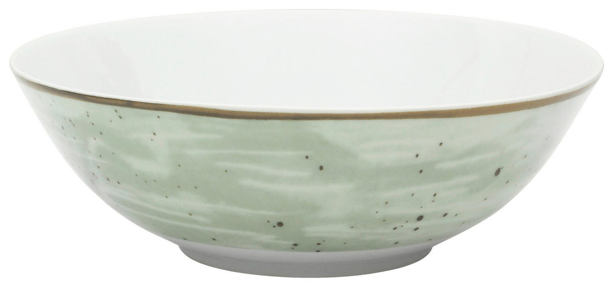 Müslischale grün Porzellan D: ca. 18,5 cm Müslischale_Pur - grün (18,50cm)