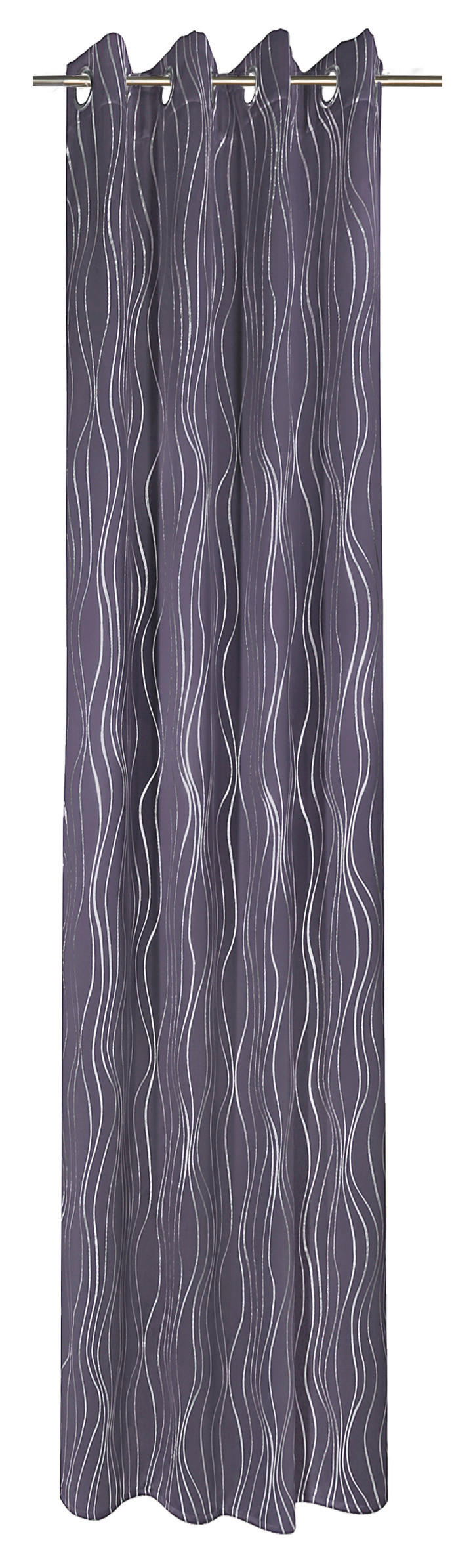 Thumbnail - Verdunklungsvorhang Monaco grau B/L: ca. 135x245 cm