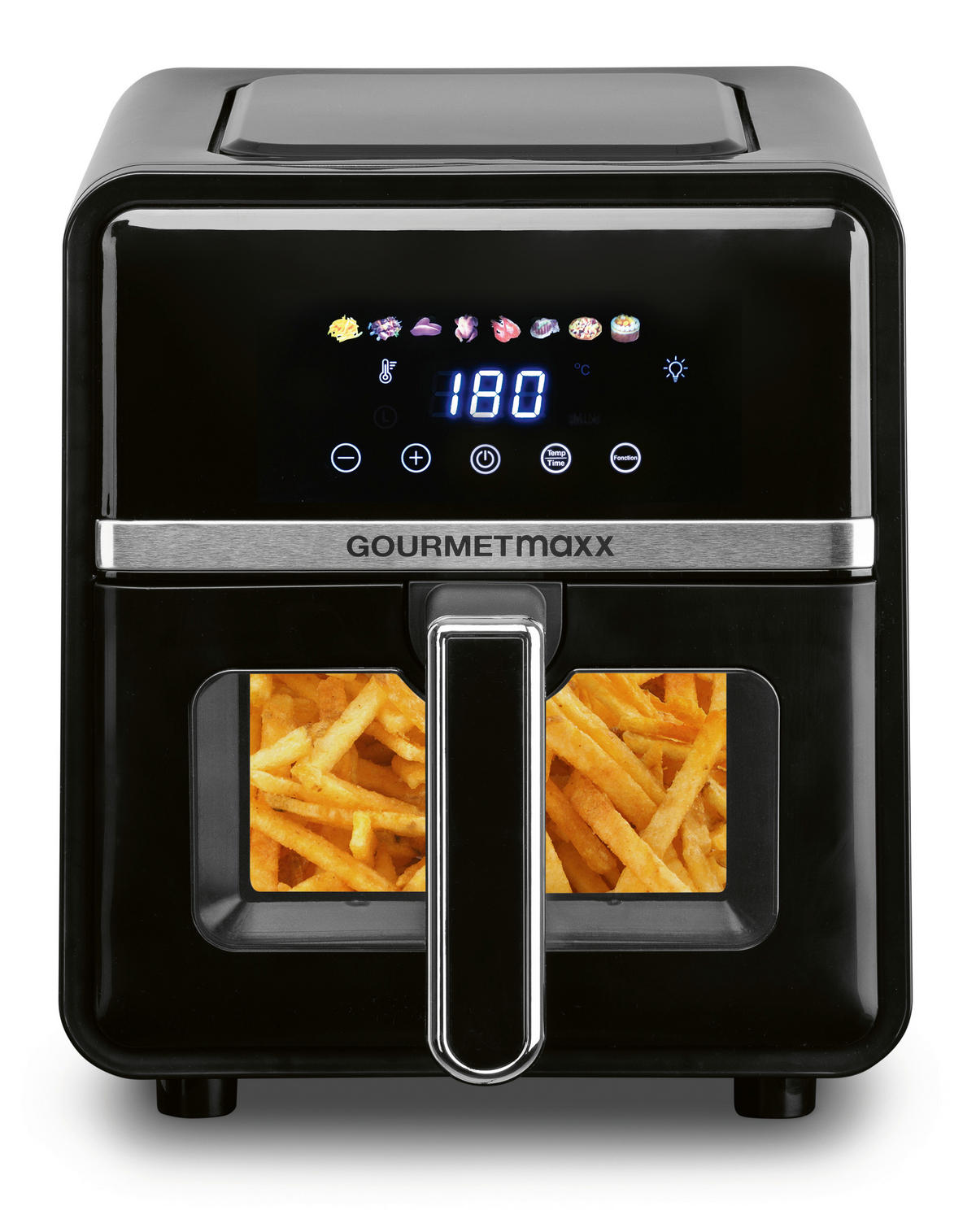 GOURMETmaxx Heißluftfritteuse Heißluftfritteuse - schwarz (36,50/25,00/30,00cm) - GOURMETmaxx