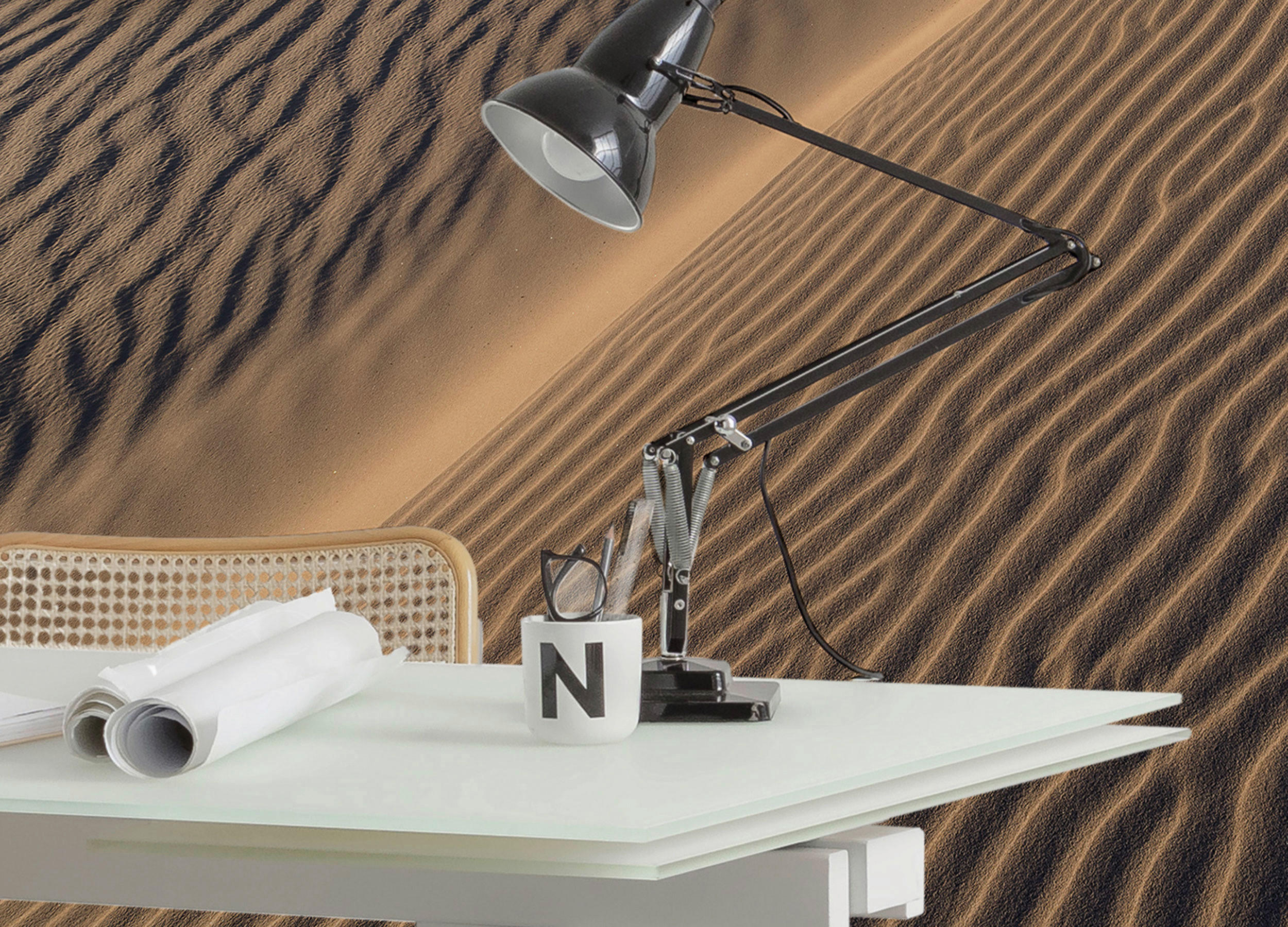 Komar Fototapete Glowing Lines B/L: ca. 450x280 cm Glowing Lines - (450,00/280,00cm) - Komar