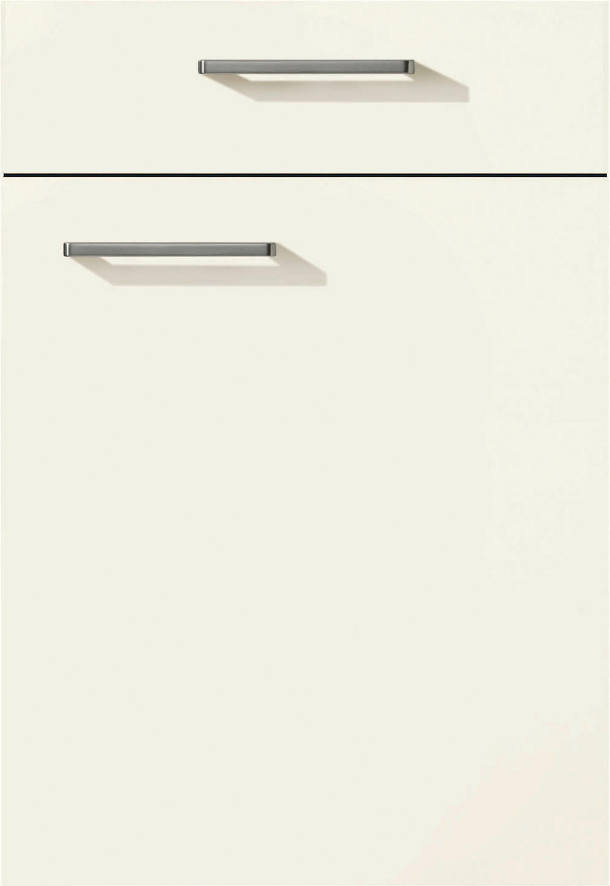 nobilia Winkelküche Flash Magnolie Hochglanz B/T/L: ca. 305x60x275 cm Flash - Eiche/Magnolie (305,00/275,00cm) - nobilia
