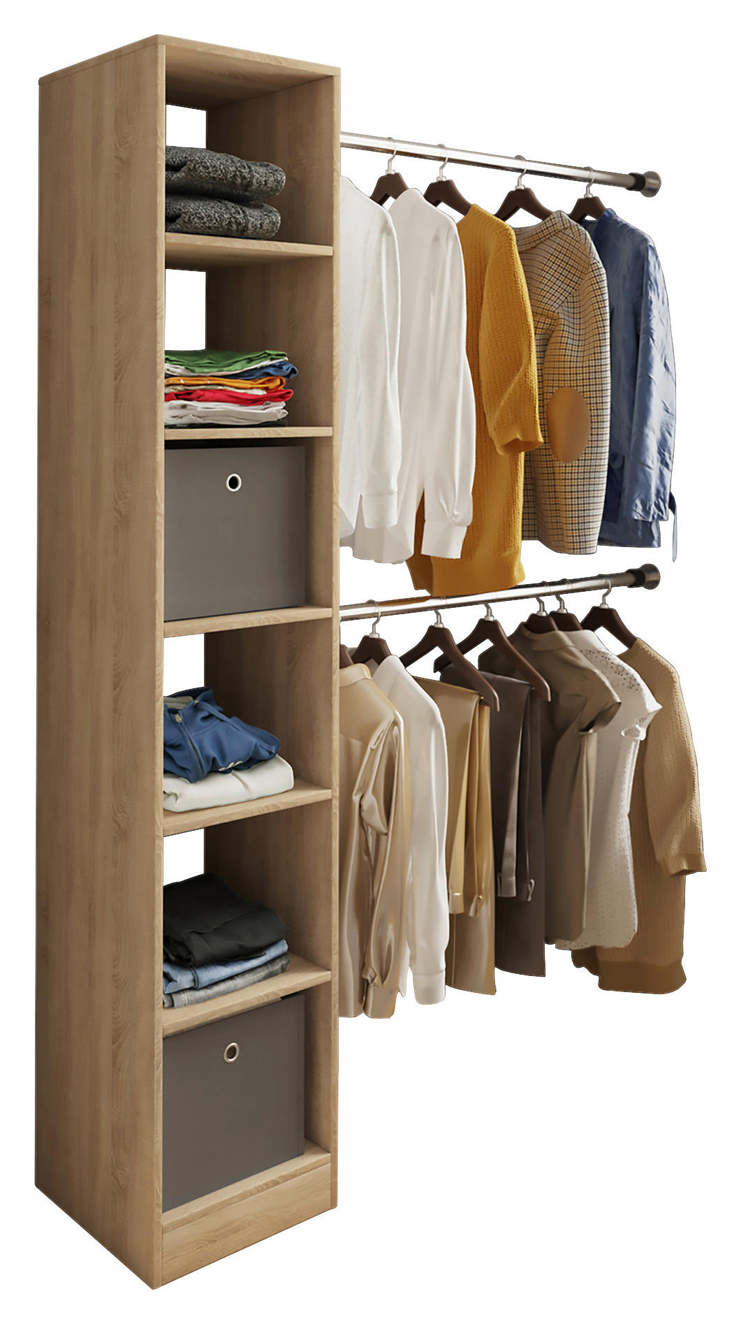 Regal Dacho Eiche Dacho - Eiche - VCM Möbel