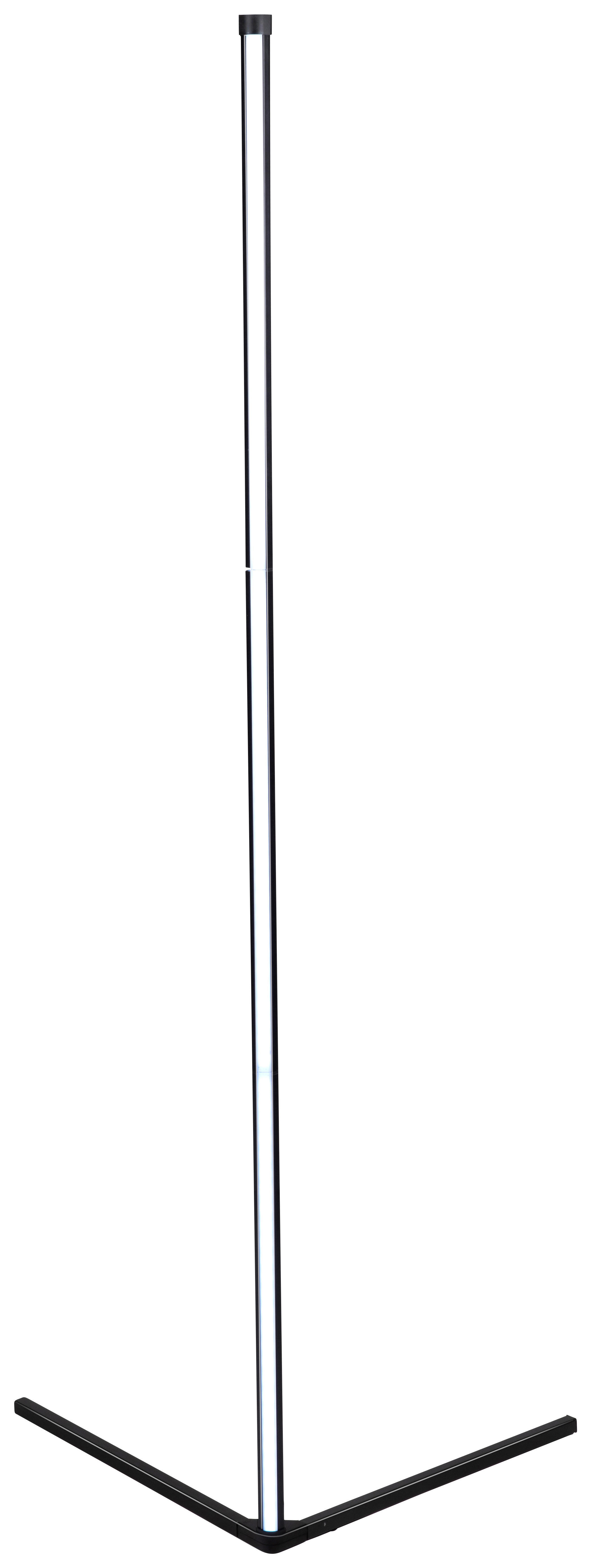 Grundig LED-Eckstehleuchte schwarz Metall B/H/L: ca. 30x30x140 cm LED-Eckstehleuchte_Eugen - schwarz (140,00/30,00/30,00cm) - Grundig