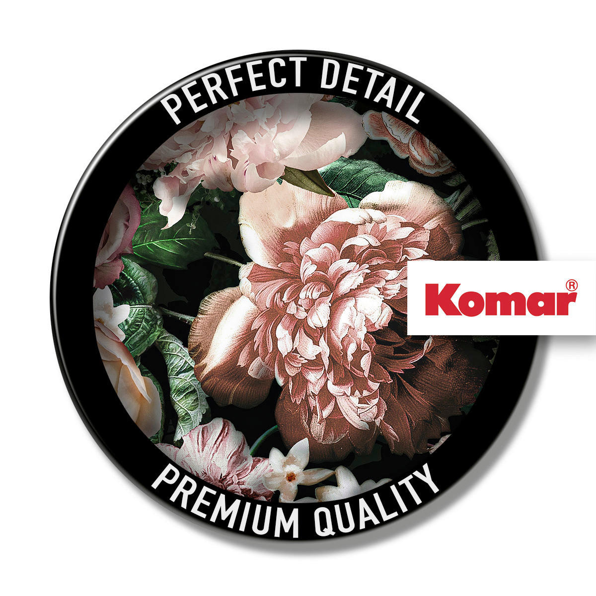 Komar Fototapete Flower Couture D: ca. 125 cm Flower Couture - (125,00cm) - Komar