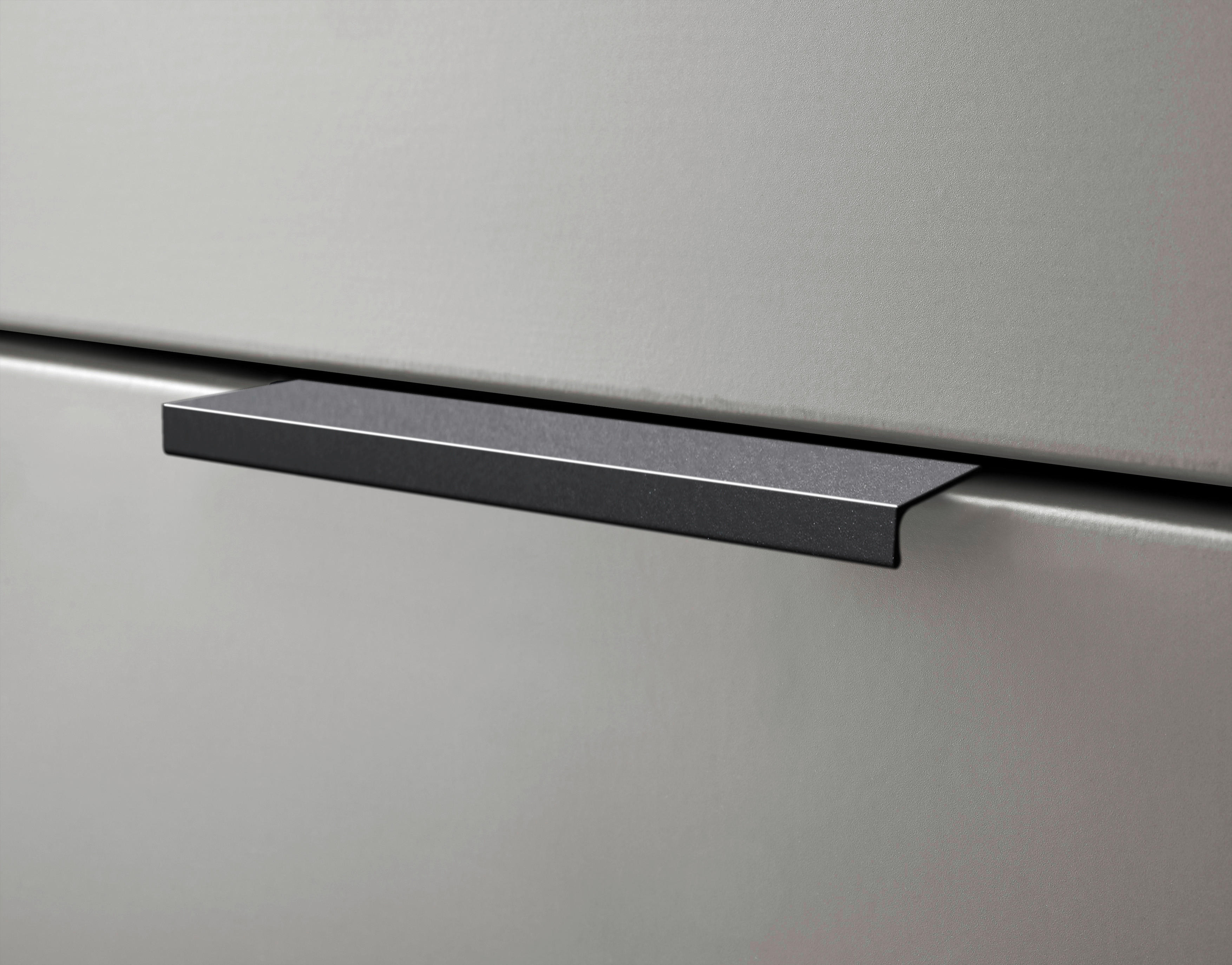 Hochschrank Denver grau matt Eiche Evoke Coast Nachbildung B/H/T: ca. 38x195x32 cm Denver - Eiche/grau (38,00/195,00/32,00cm)
