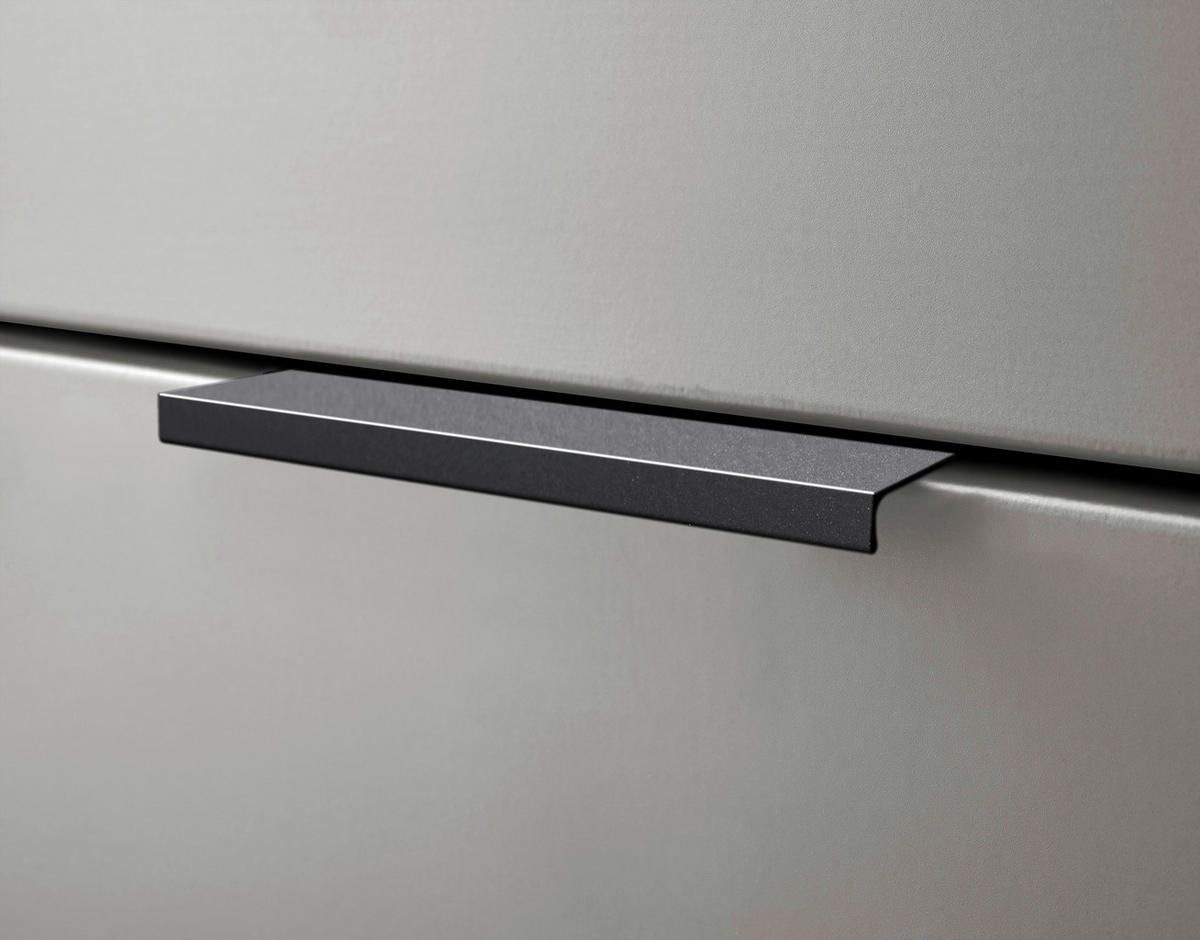 Hochschrank Denver grau matt Eiche Evoke Coast Nachbildung B/H/T: ca. 38x195x32 cm Denver - Eiche/grau (38,00/195,00/32,00cm)